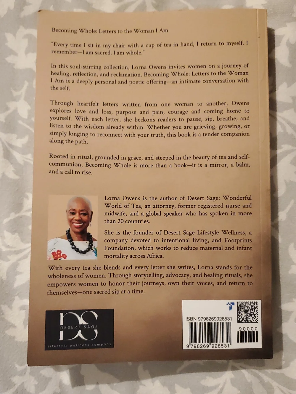 Becoming Whole by Lorna Owens, book, health, healing, Wellness, recovery